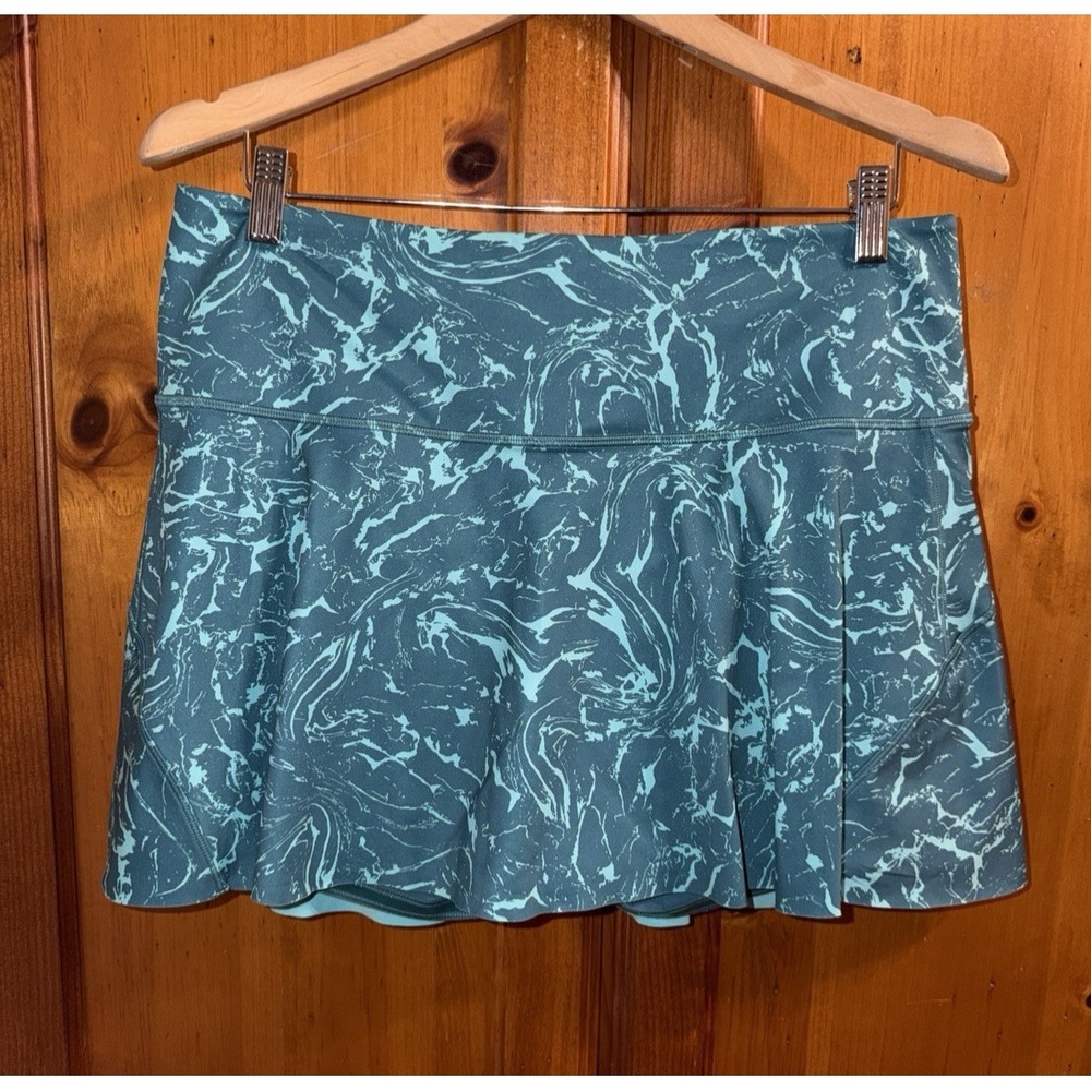 Athleta Skort Skirt Ace Printed Tennis Golf Pickleball Women's L 13.5" 981056
